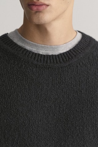 Pull en coton biologique - Noir