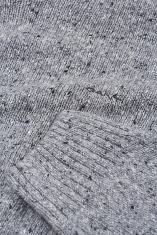Pull en laine et laine d’agneau - Gris chiné