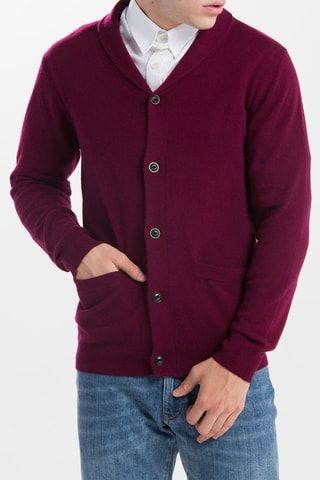 Gilet en laine et cachemire - Violet