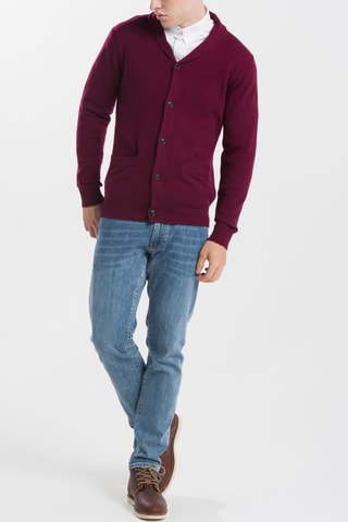Gilet en laine et cachemire - Violet