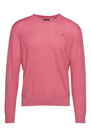 Pull en lin et soie - Rose
