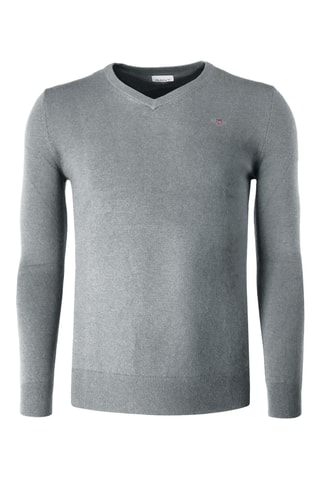 Pull en laine - Gris chiné