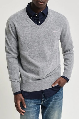 Pull en laine - Gris chiné