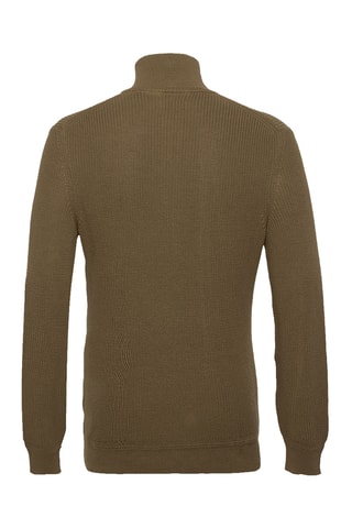 Pull en laine d’agneau - Kaki