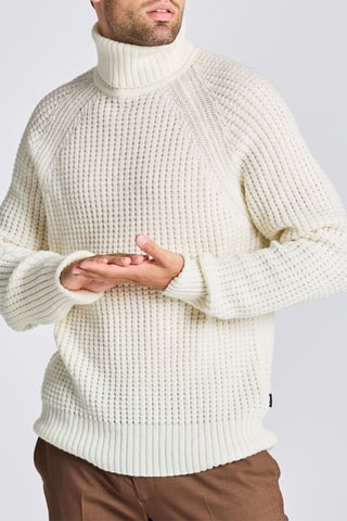 Pull en mérinos - Ecru