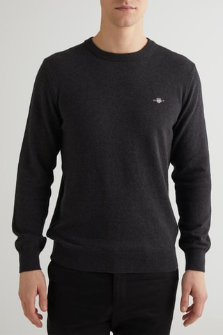 Pull en laine d’agneau - Anthracite chiné