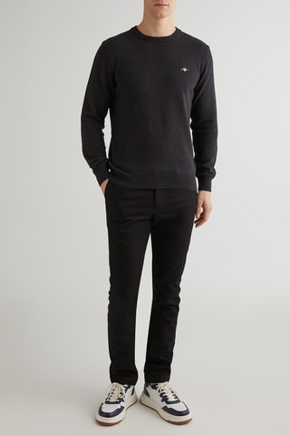Pull en laine d’agneau - Anthracite chiné