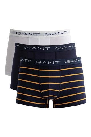 3 boxers - Bleu nuit et blanc