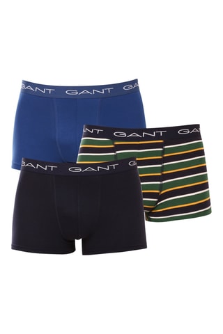 3 boxers - Bleu nuit et noir