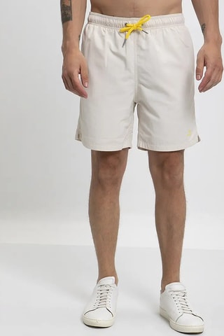 Short de bain - Blanc