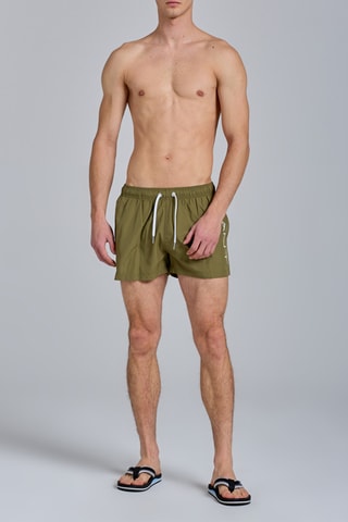 Short de bain - Kaki