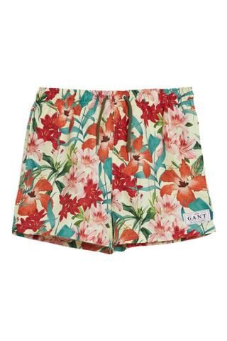 Short de bain - Jaune et turquoise