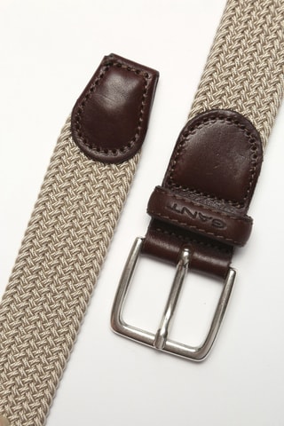 Ceinture - Beige et marron foncé