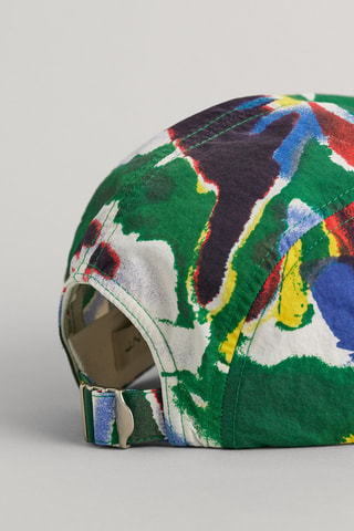 Casquette - Vert foncé et rouge