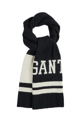 Echarpe en laine - Noir et blanc