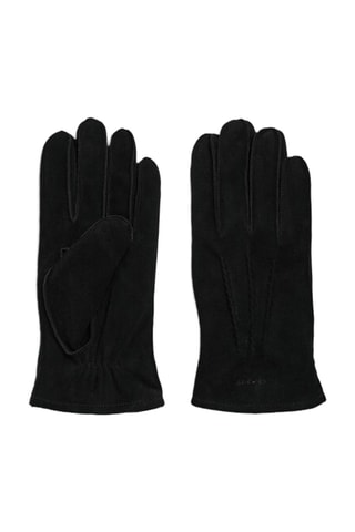 Gants en nubuck - Noir