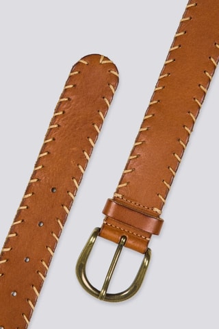 Ceinture en cuir - Marron clair