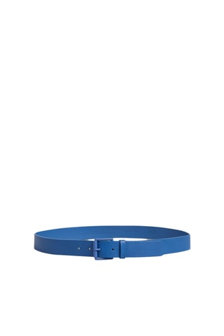 Ceinture en cuir - Bleu cobalt