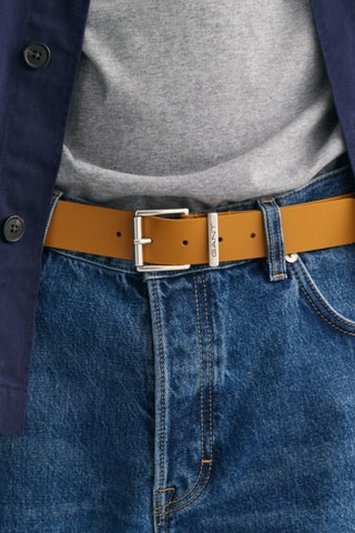 Ceinture en cuir - Camel