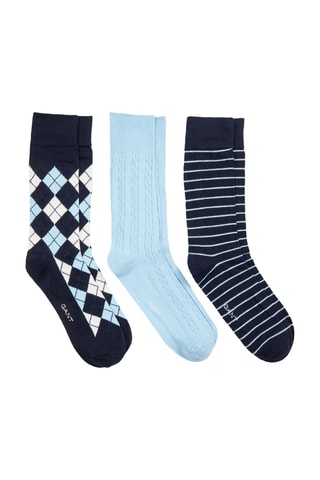 3 paires de chaussettes - Bleu