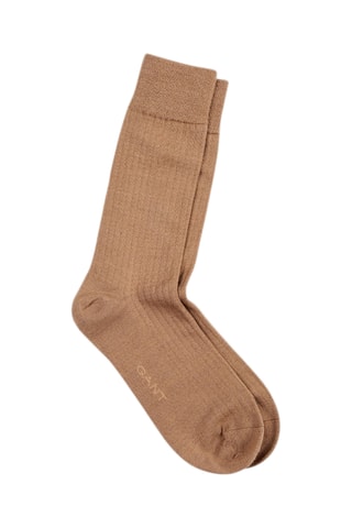Chaussettes en mérinos - Marron clair