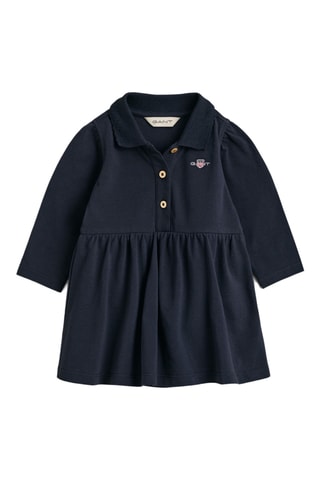 Robe en coton biologique - Bleu nuit