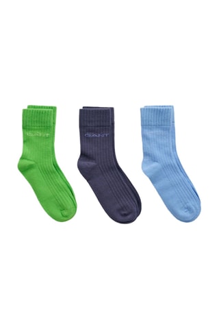 3 paires de chaussettes - Vert