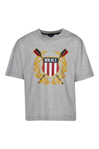 T-shirt en coton biologique - Gris chiné