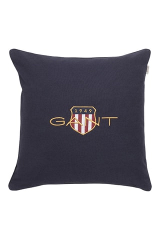 Housse de coussin en lin - Bleu nuit - 50 x 50 cm