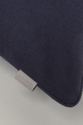 Housse de coussin en lin - Bleu nuit - 50 x 50 cm