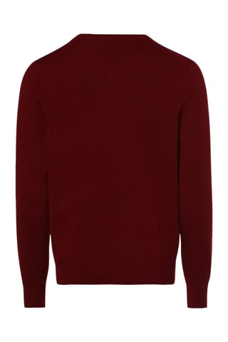 Pull regular en laine - Bordeaux