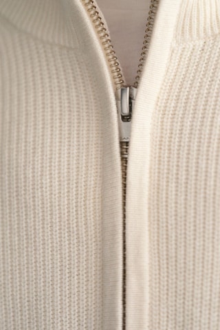 Pull regular en laine mérinos - Crème