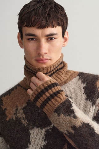 Pull en laine - Marron