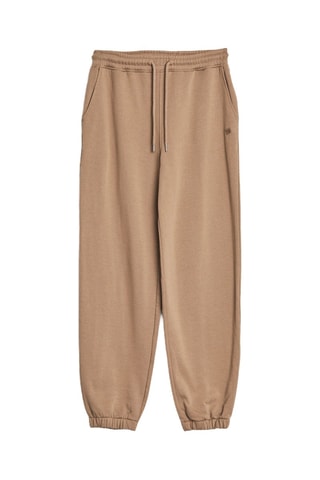 Pantalon de survêtement en coton biologique - Marron clair