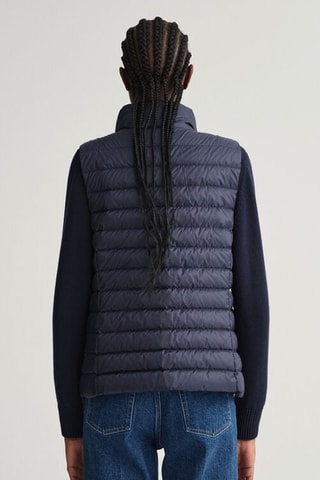 Doudoune slim sans manches - Bleu marine