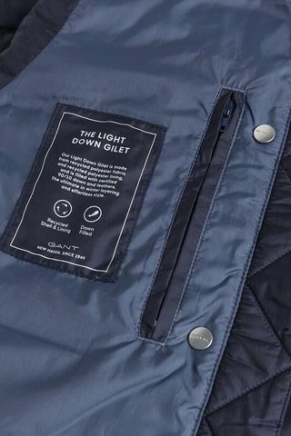 Doudoune slim sans manches - Bleu marine