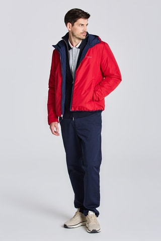 Veste réversible à capuche - Bleu marine