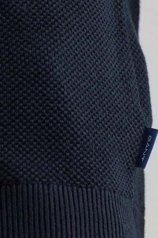 Polo regular en coton biologique - Bleu marine