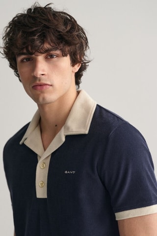 Polo regular - Bleu marine