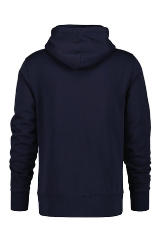 Sweat regular à capuche - Bleu marine