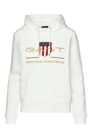 Sweat à capuche - Écru