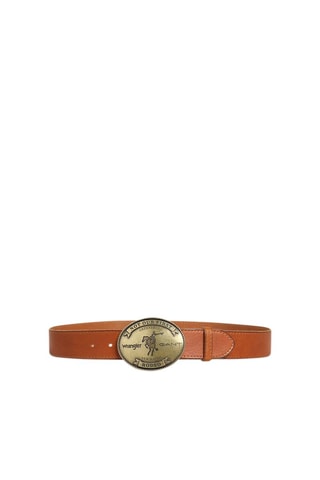 Ceinture en cuir Wrangler x Gant - Marron clair