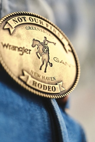 Ceinture en cuir Wrangler x Gant - Marron clair