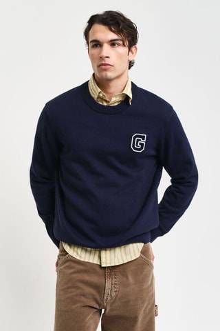 Pull - Bleu marine et blanc