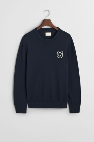 Pull - Bleu marine et blanc