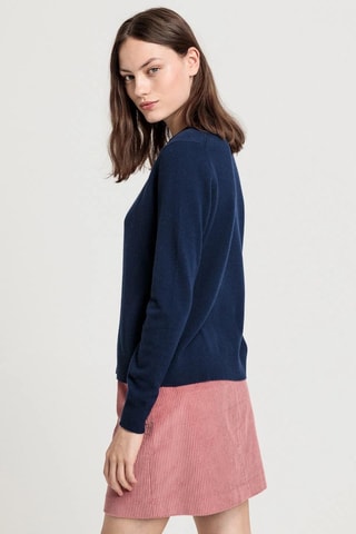 Pull en laine d’agneau - Bleu marine