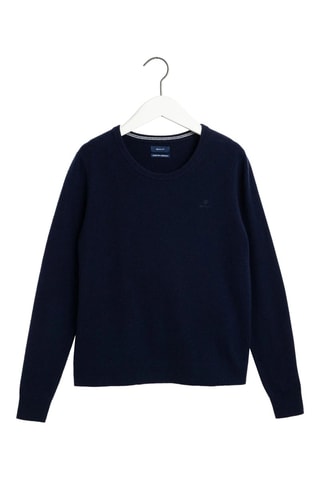 Pull en laine d’agneau - Bleu marine