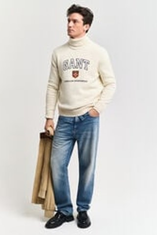 Jersey regular fit - Crema