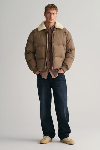 Doudoune regular - Marron