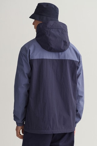 Veste regular à capuche - Bleu marine